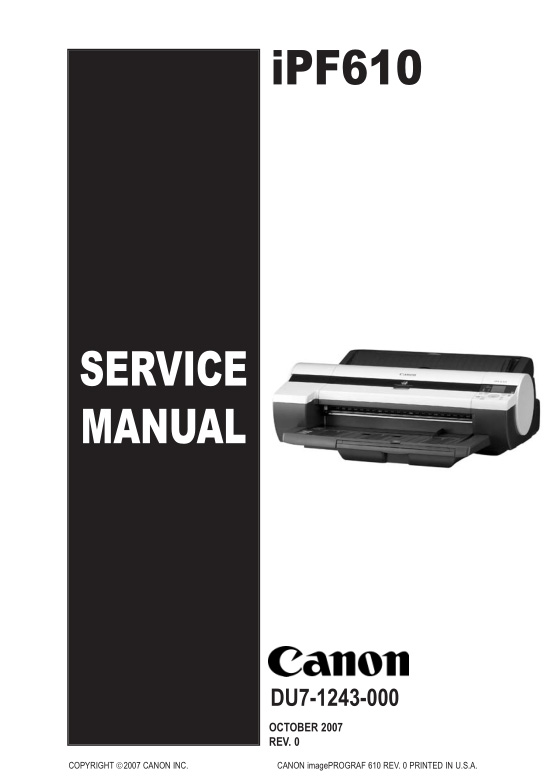 Canon_iPF610_Service Manual